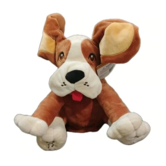 Hound Dog Peekaboo Musical Singing Stuffed Animal Interactive Plush Toy SEE DESC - Picture 1 of 11